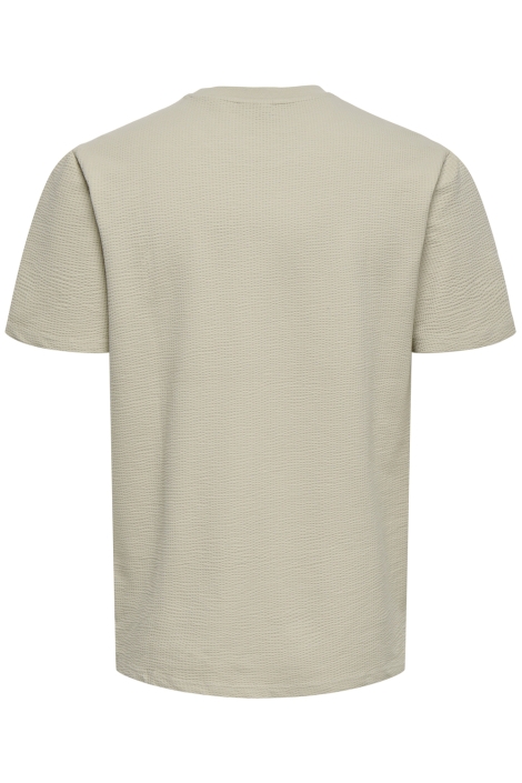 Only & Sons onskian life reg seersucker ss tee